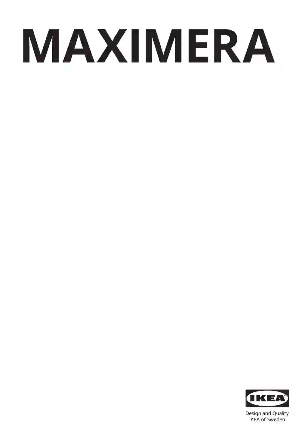 IKEA MAXIMERA • AA-767036-9